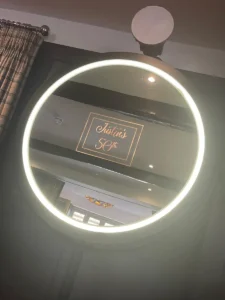 self mirror fence gate